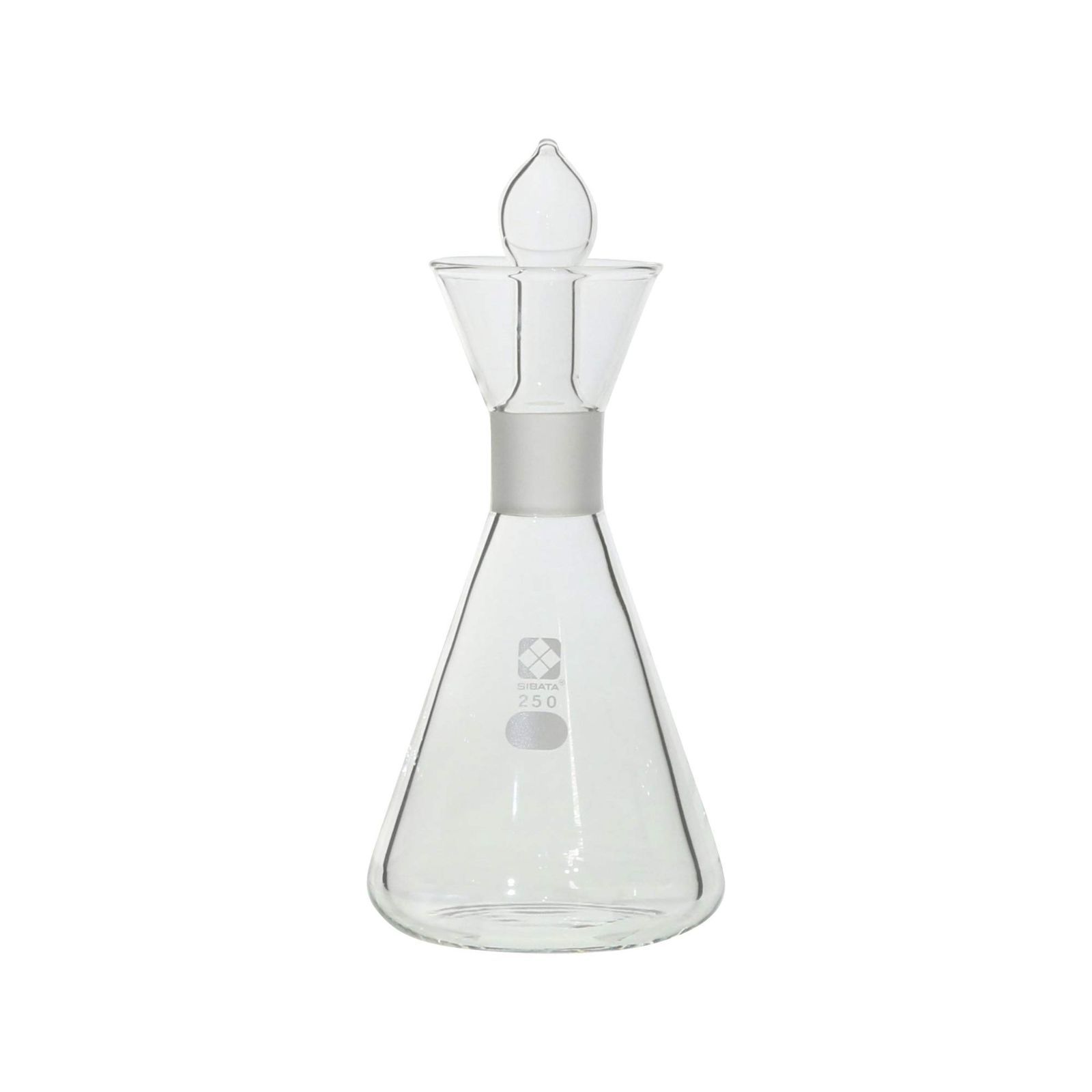 Size 250mL 柴田科学 よう素フラスコ 栓付 250mL 010640-250