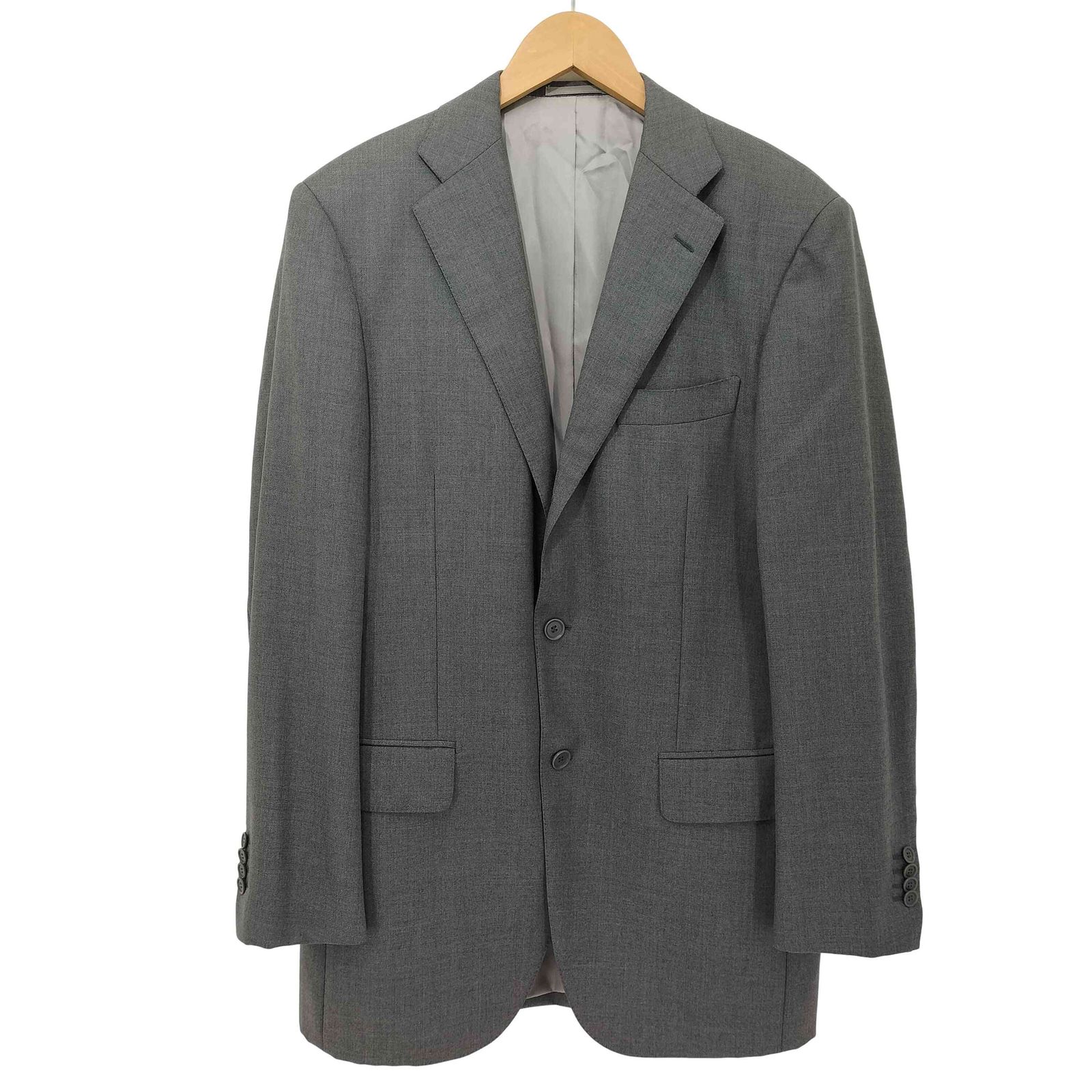 リングジャケット RING JACKET BLACK LABEL ウールシングルテーラードジャケット メンズ 46R