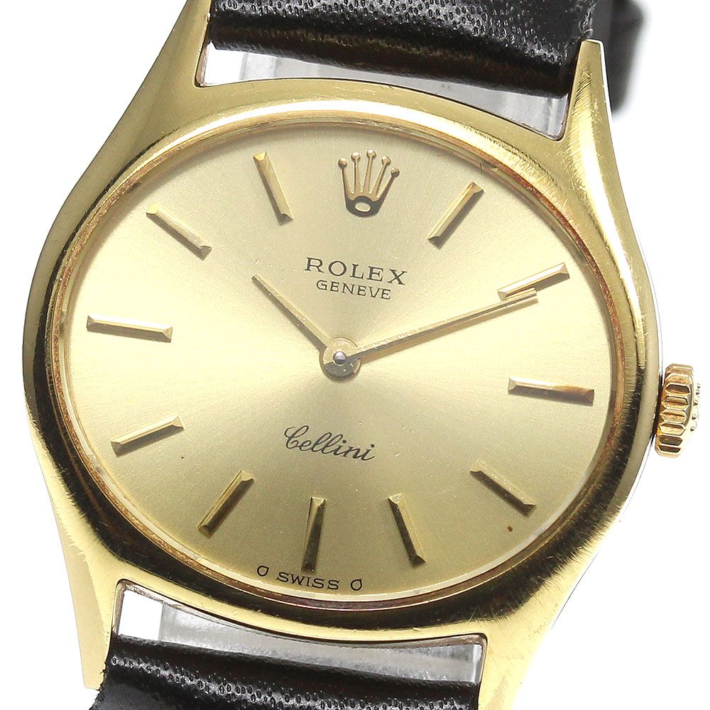ロレックス ROLEX 3802 チェリーニ K18YG Cal.1600 手巻き レディース_
