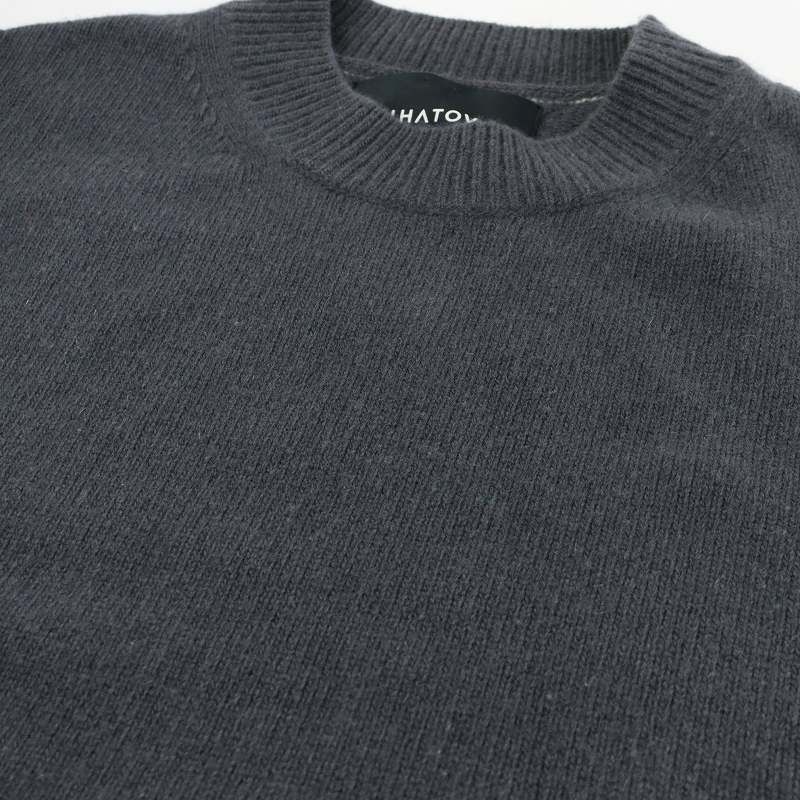 イーハトーブ IHATOV ニット セーター 長袖 ウール カシミヤ混 0 グレー IH12-23AW-95505 /AN31 ■GY41 レディース イーハトーブ IHATOV ニット セーター 長袖 ウール カシミヤ混 0