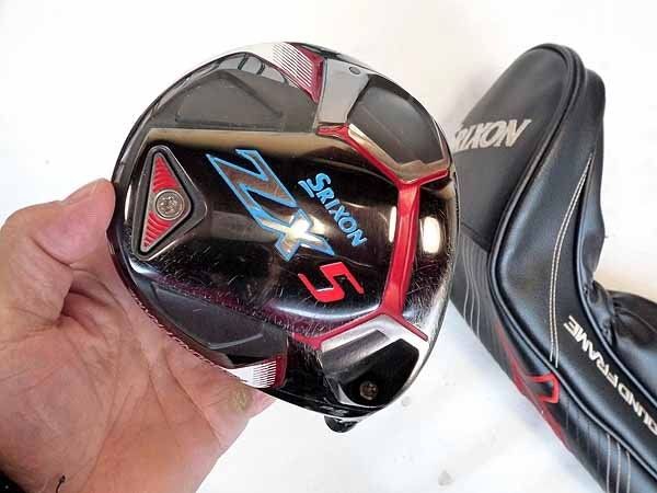 ヘッドのみ ダンロップ スリクソン SRIXON ZX5 ドライバー 9.5度 レンチ付 純正カバー付