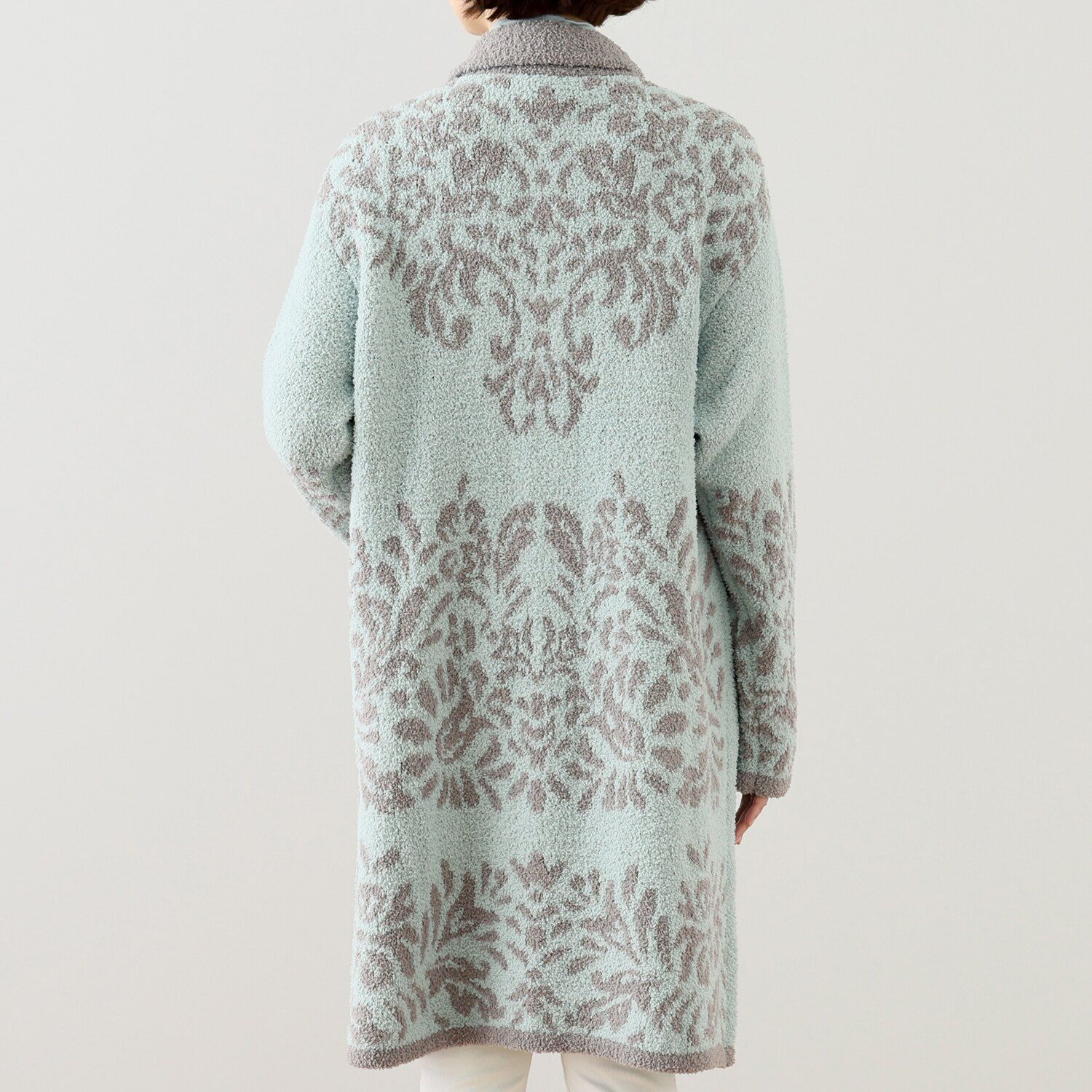 着る毛布 グレーミント