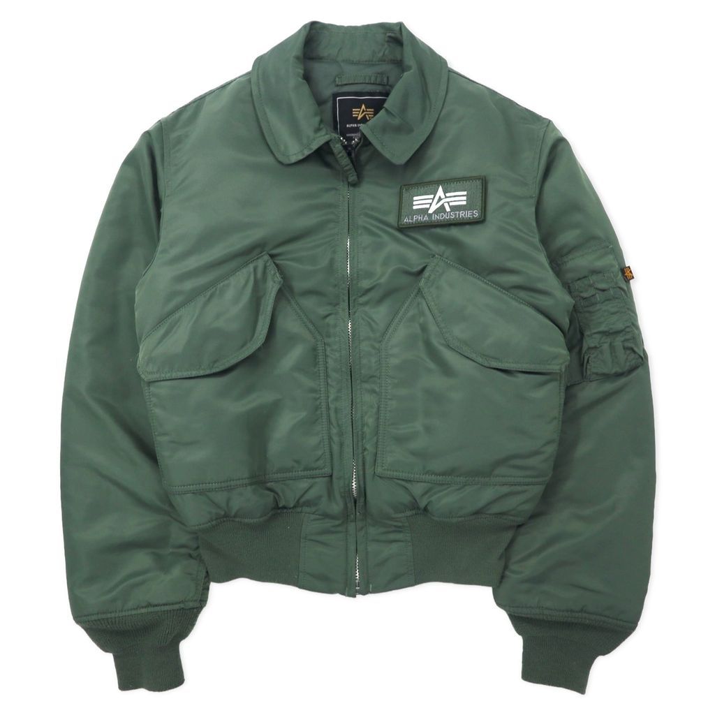 ALPHA INDUSTRIES ミリタリージャケット M カーキ