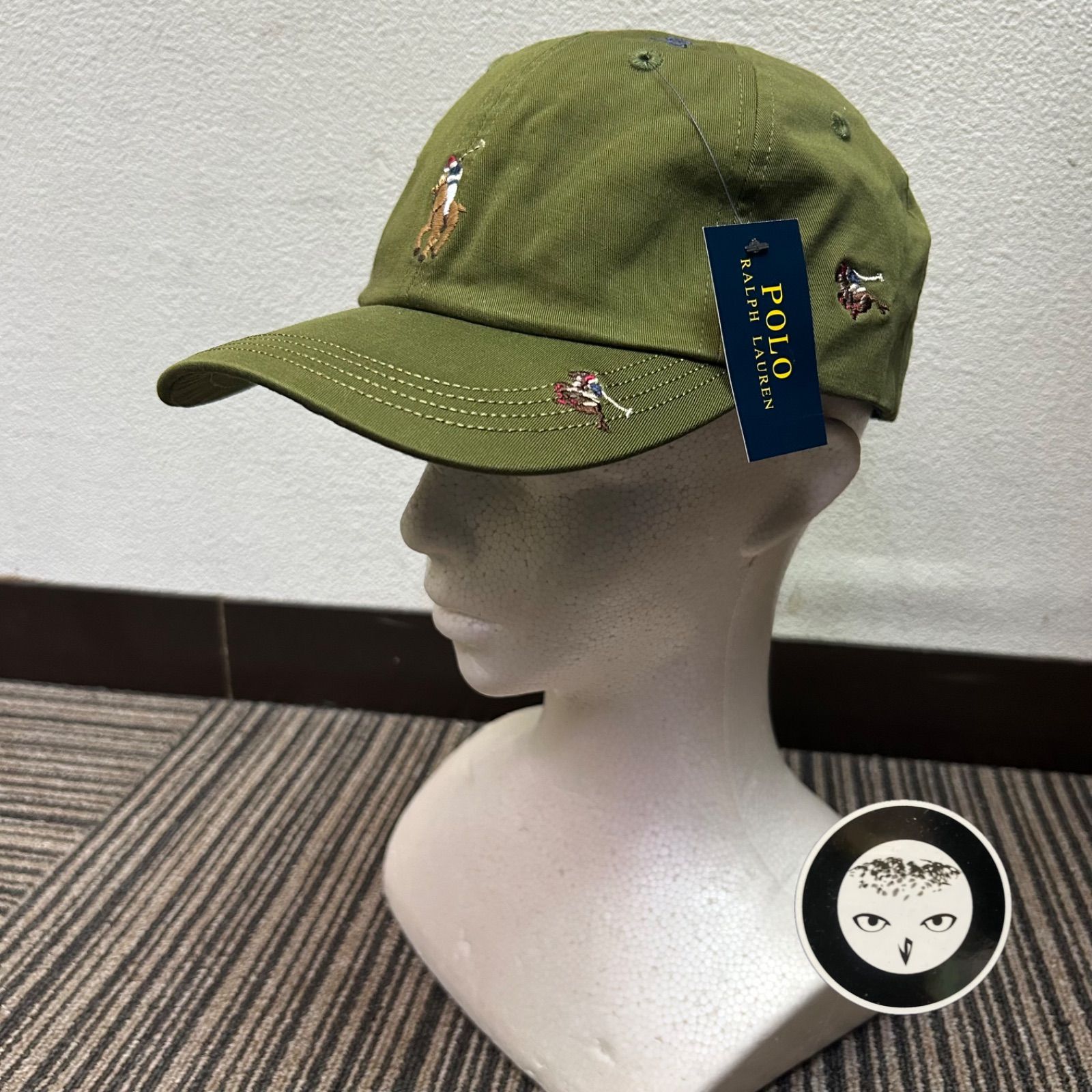 新品ポロラルフローレン コットンキャップ フリーサイズ