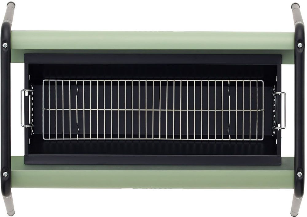 LOGOSアイアンウッドグリル/80L LOGOS「eco-logosave アイアンウッドグリル 天板 収納バッグ付