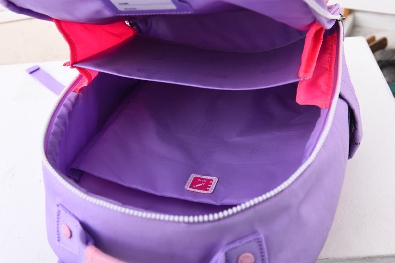 全新品 (ザノースフェイス) THE NORTH FACE KIDS PREPPY AIR SCH PACK II バックパック リュック (LAVENDER(NM2DP02U) 4点セット