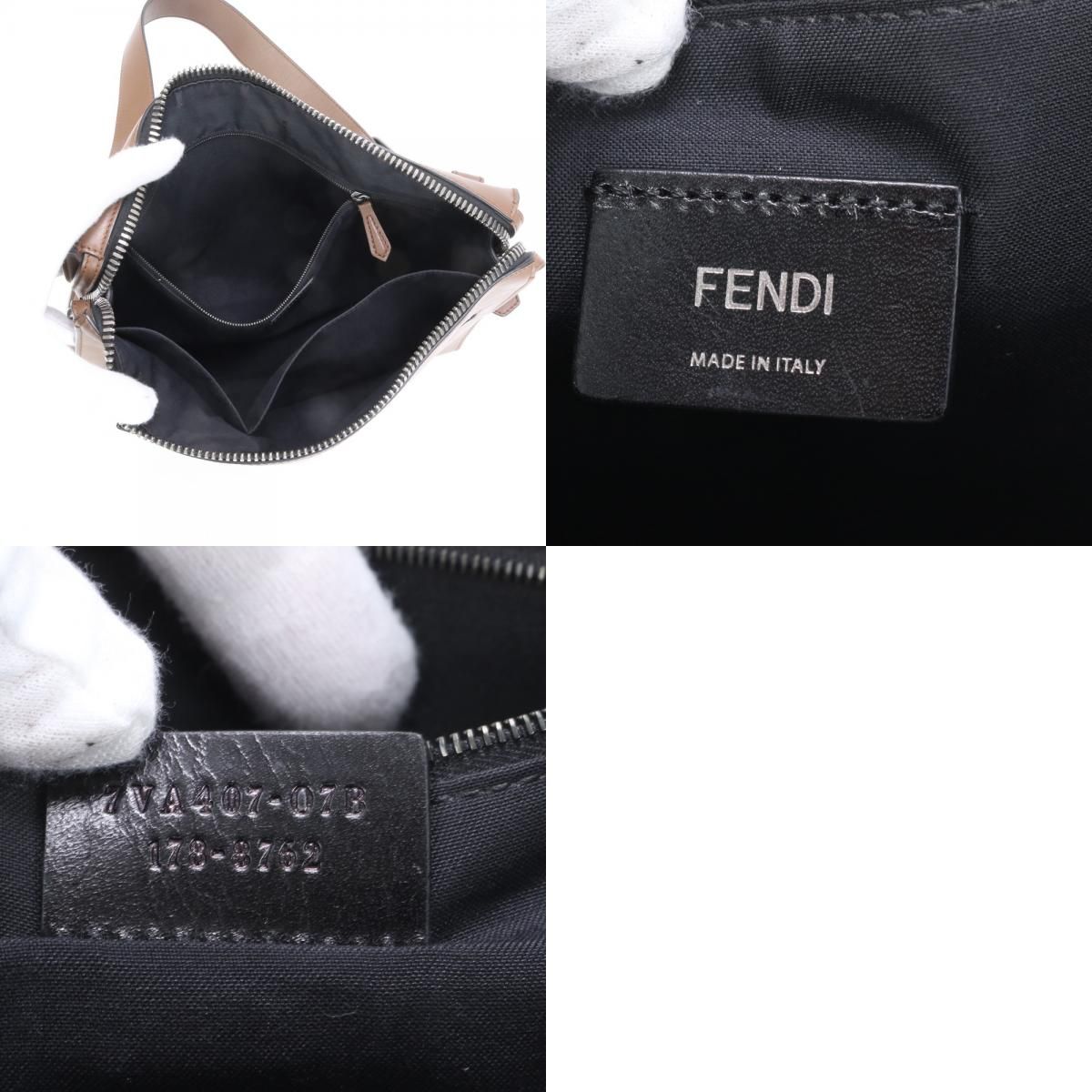 新品同様 フェンディ セレリア 7VA407 レザー ショルダーバッグ 斜め  