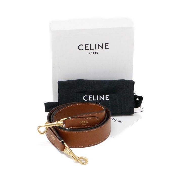 美品】CELINE セリーヌ ロング ストラップ スムースカーフスキン