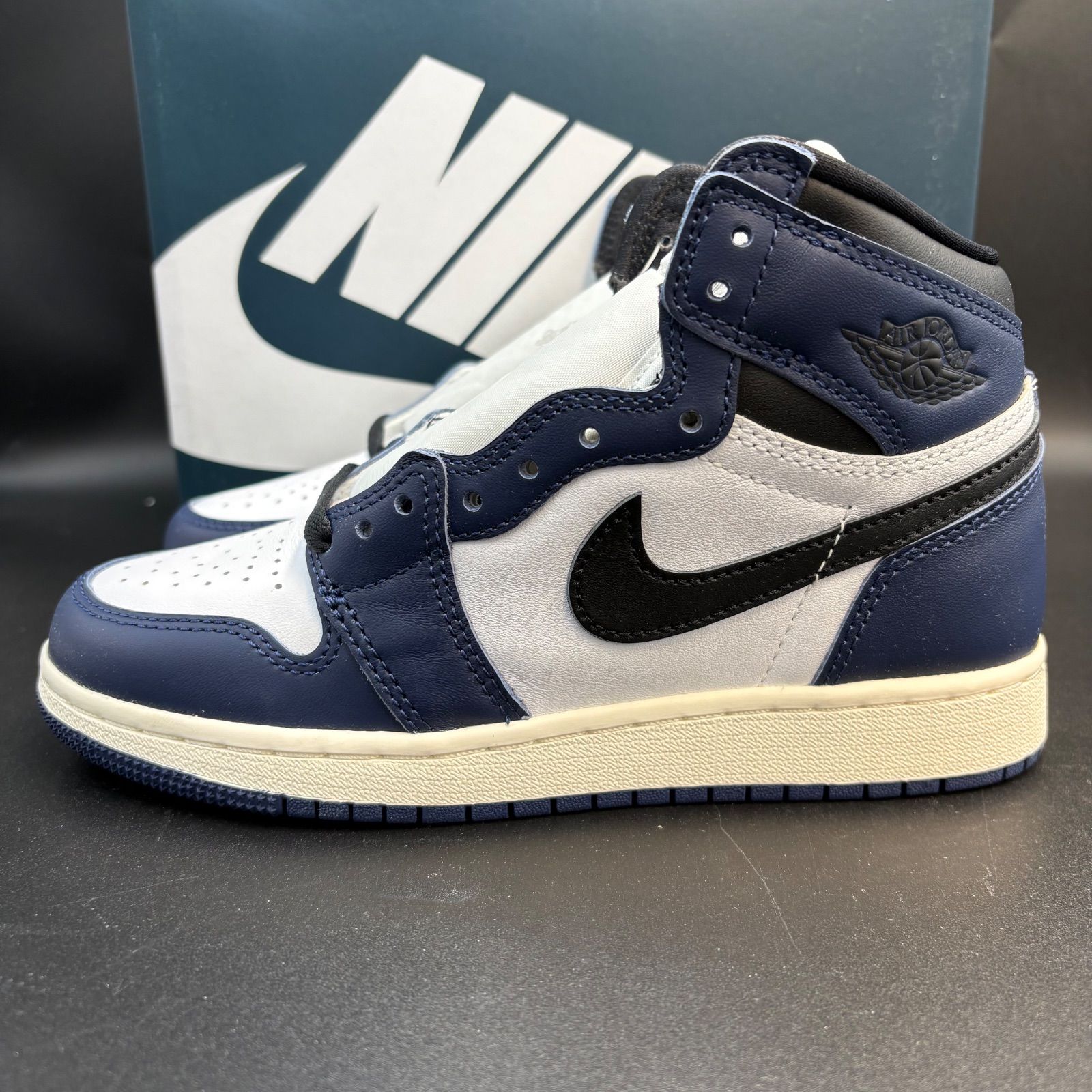 NIKジョーダン　ミッドナイトネイビー　23.5㎝ OG GS 新品 23cm Nike GS Air Jordan 1 Retro High OG 