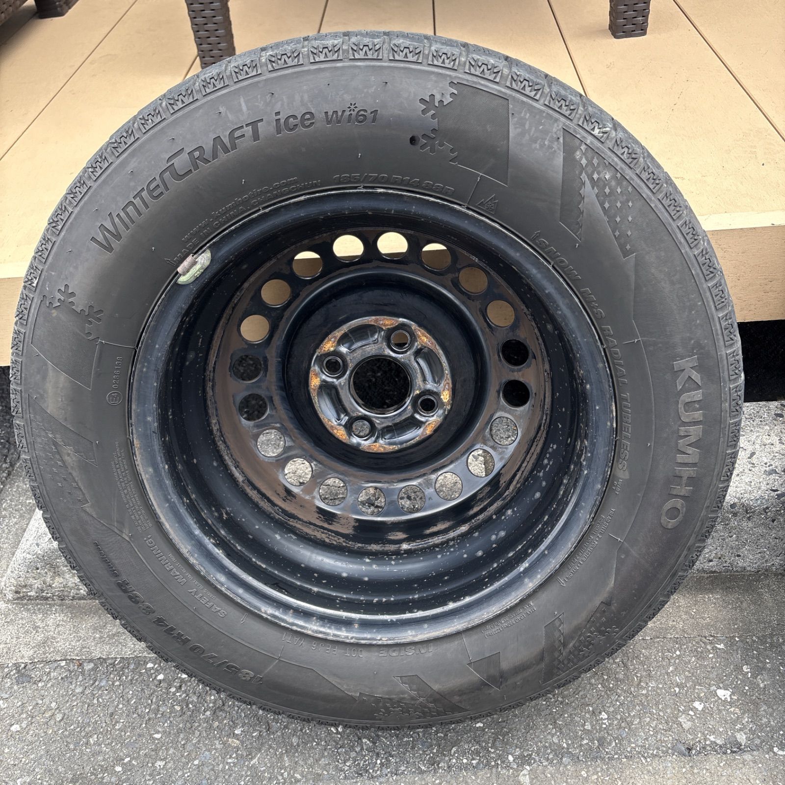 送料無料！！最終値下げ フリード 純正ホイールタイヤセット