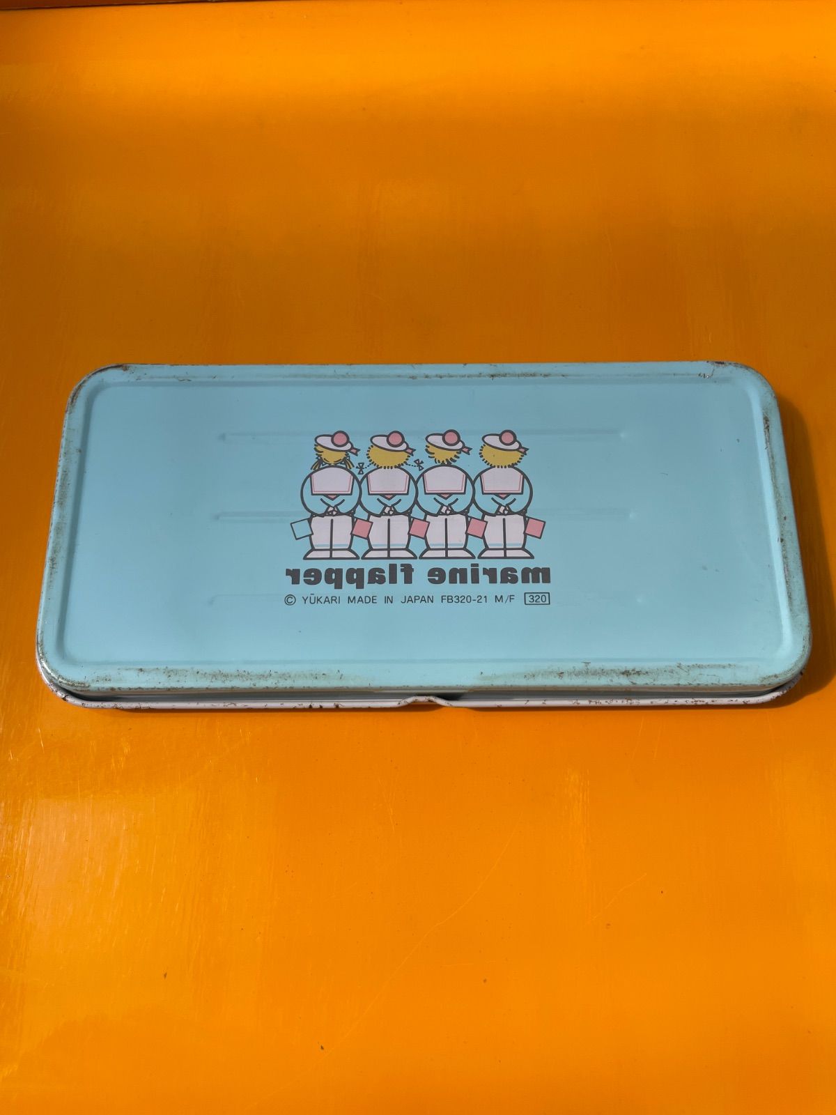 希少 昭和レトロ marine flapper マリンフラッパー 缶ペンケース