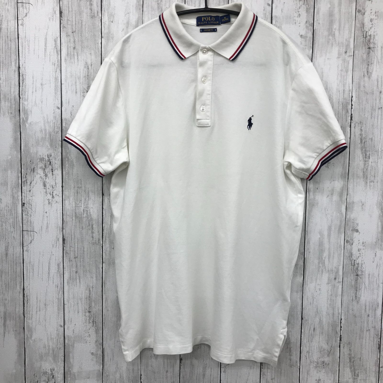 新品未使用品！ラルフローレン★白　M　2枚セット◎カスタムフィットポロシャツ★ POLO RALPH LAUREN 】ポロラルフローレン カスタム フィット