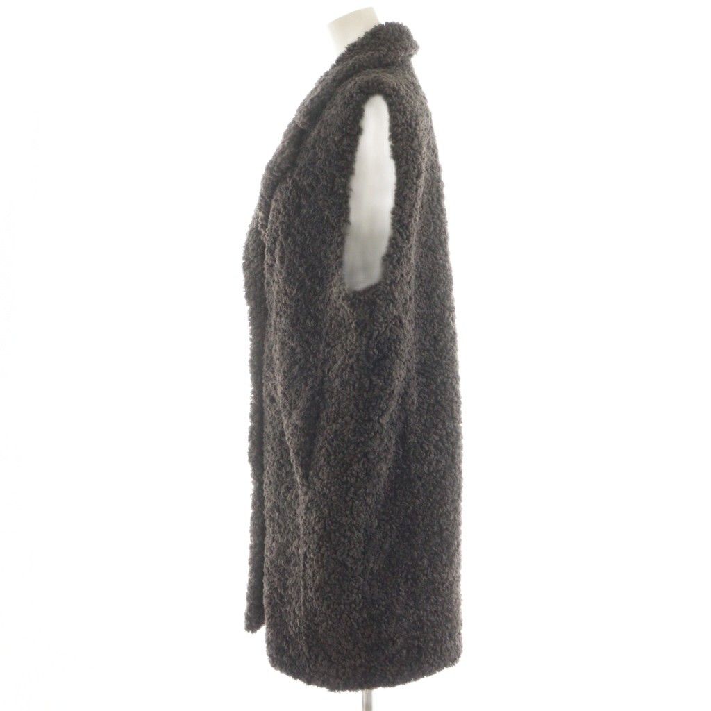 スリードッツthreedots プードルボアロングベストmejular Poodle boa long vest｜スリードッツ オフィシャルオンライン