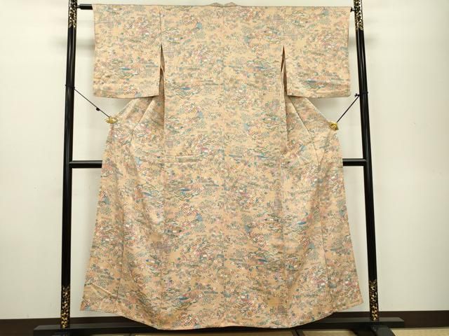 ★ 振袖　型染め　流水花鳥文 ☆ 振袖 型染め 流水花鳥文 着物｜wasou｜京都でご縁を