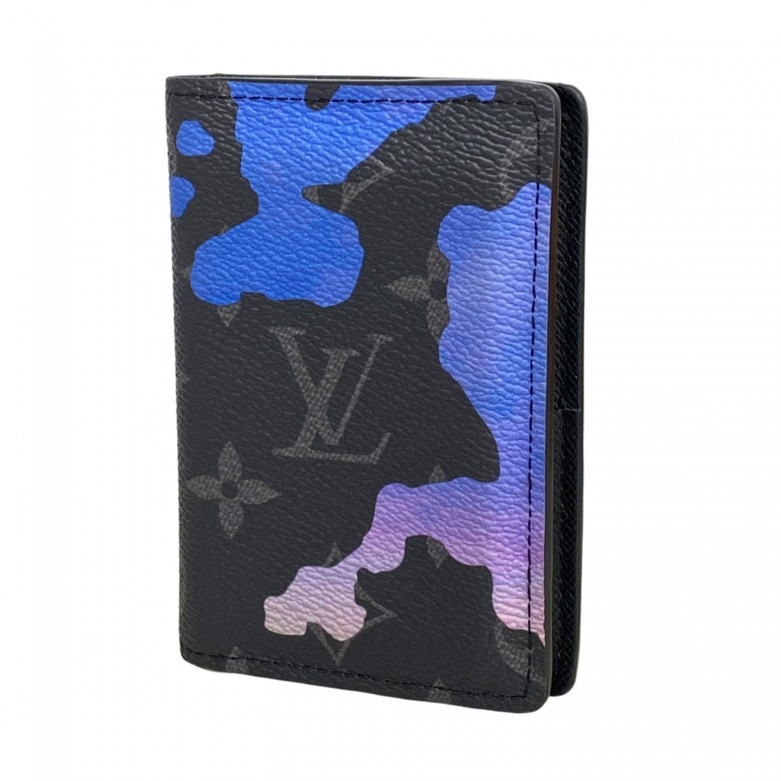 ルイ ヴィトン Louis Vuitton ルイ ヴィトン 名刺入れ カードケース モノグラム エクリプス オーガナイザードゥポッシュ M81784 ブラック パープルメンズ
