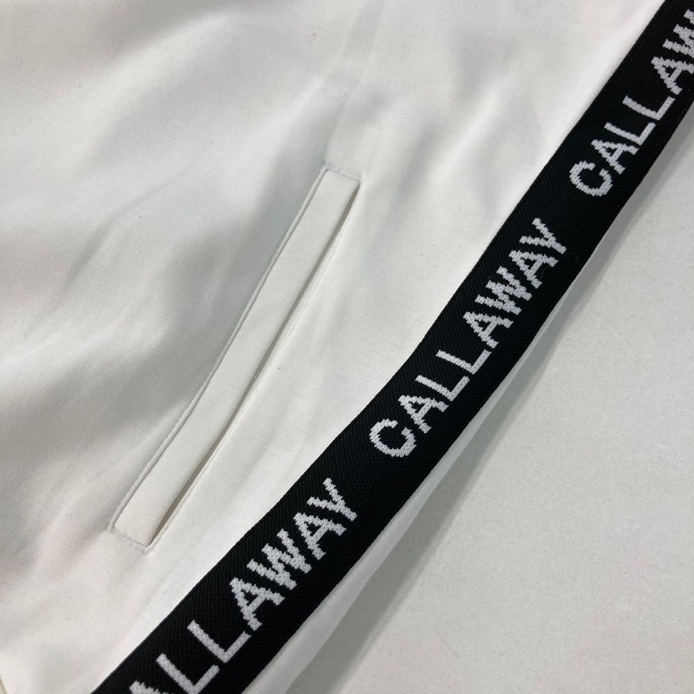 サイズ：L CALLAWAY キャロウェイ 2024年モデル スウェットパーカー  ホワイト系 [240101486687] ゴルフウェア メンズ ストスト サイズ：L CALLAWAY キャロウェイ 2024年モデル スウェット