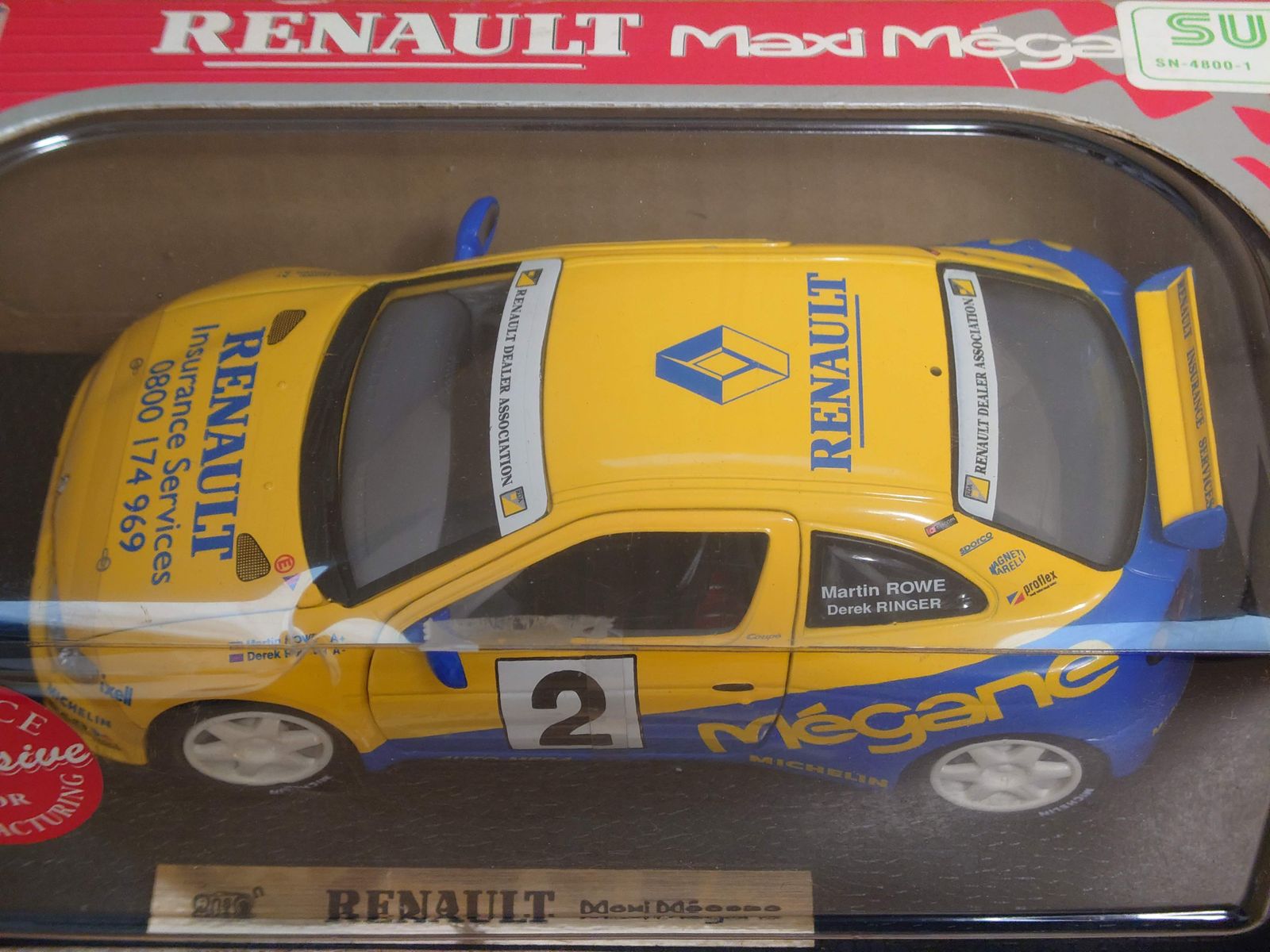 ミニカー ルノー Maxi メガーヌ 2台セット 1/18