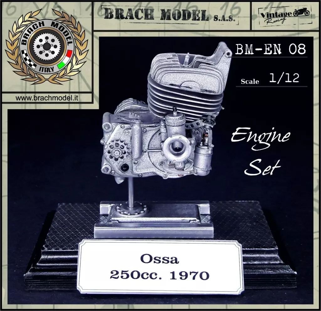 プラモデル 1 12 オッサ 250cc 1970 エンジンセット レジンキャストキット BM-EN08