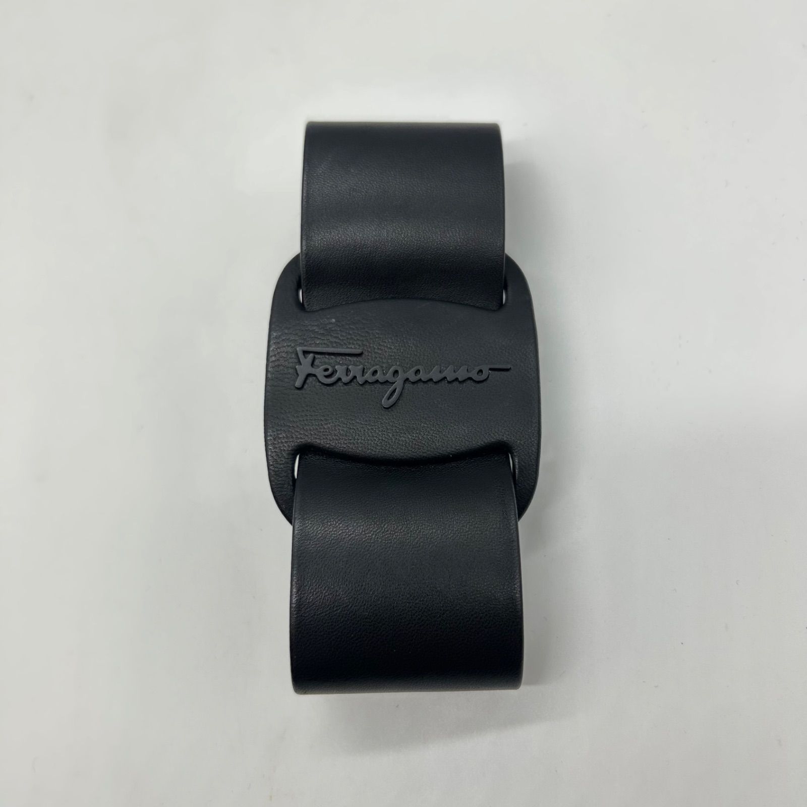 Salvatore Ferragamo サルヴァトーレフェラガモ レザーバレッタ 本革 ブラック 雑色店