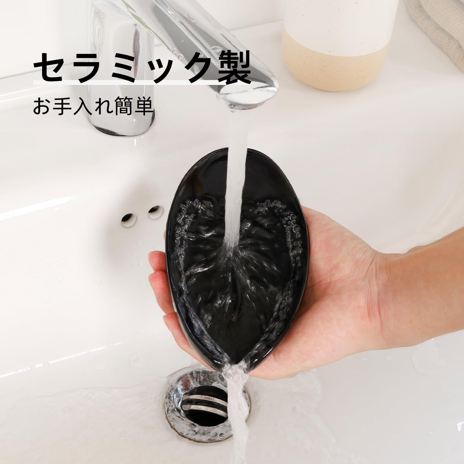 ☆激レア希少！1900s☆ NY ソープディスペンサー 陶器 絞り器 セット