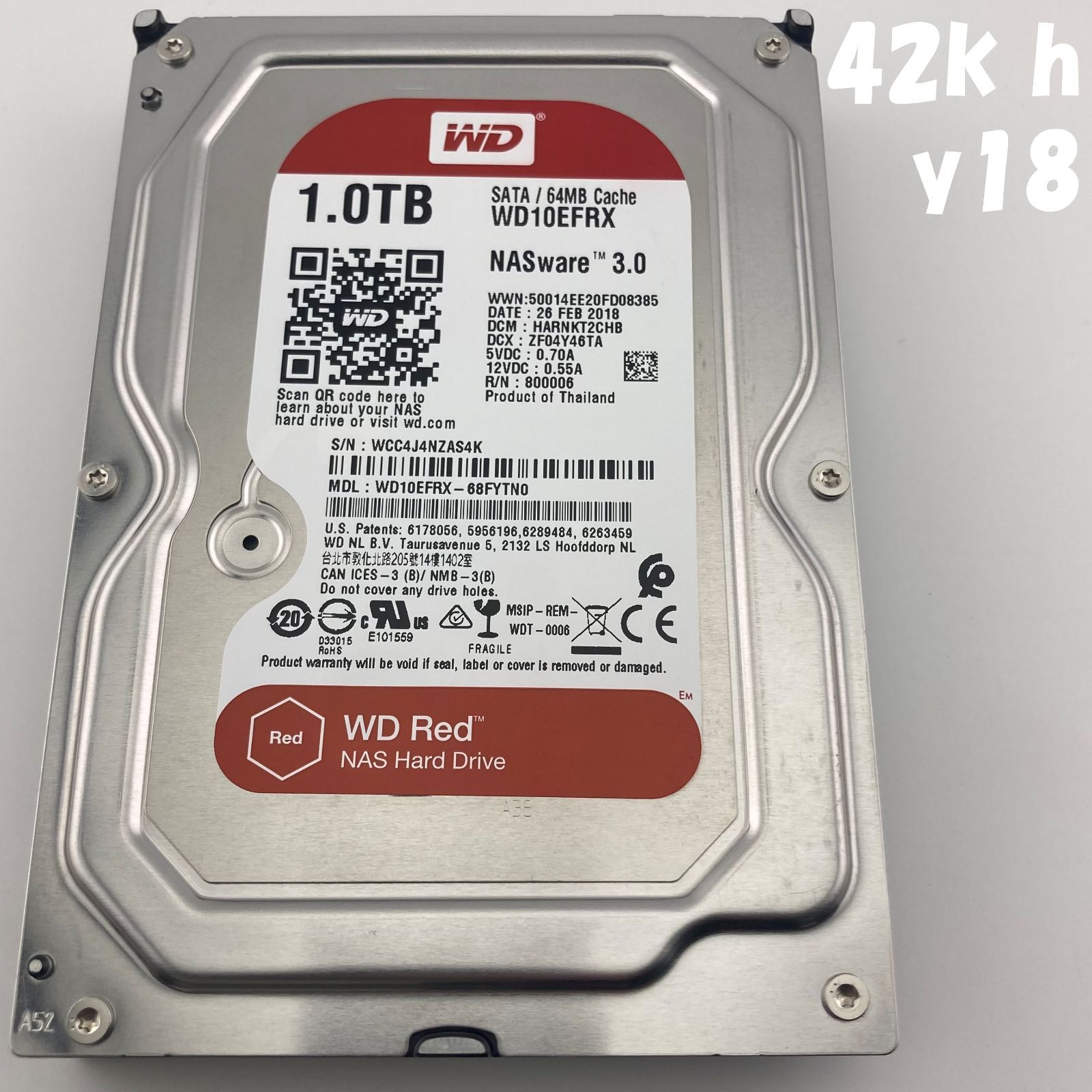 Hard Disk Western Digital Red WD10EFRX 3. 5" 1 TB Sata III 7200 - Foto 7