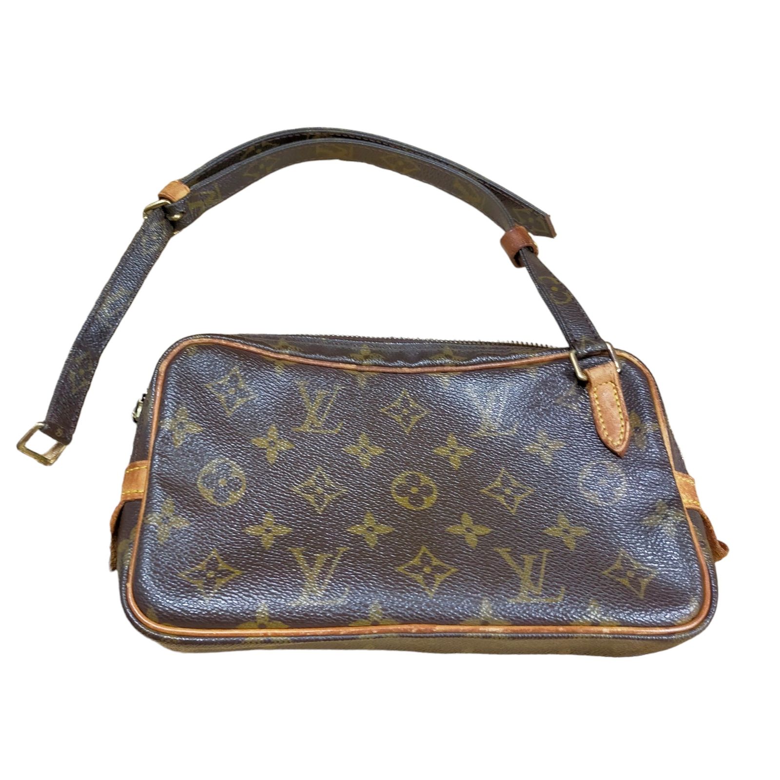 ◇ジャンク品◇Louis Vuitton ルイ・ヴィトン モノグラム ポシェット・マルリーバンドリエール ミニショルダー バッグ R63509NB -  メルカリ