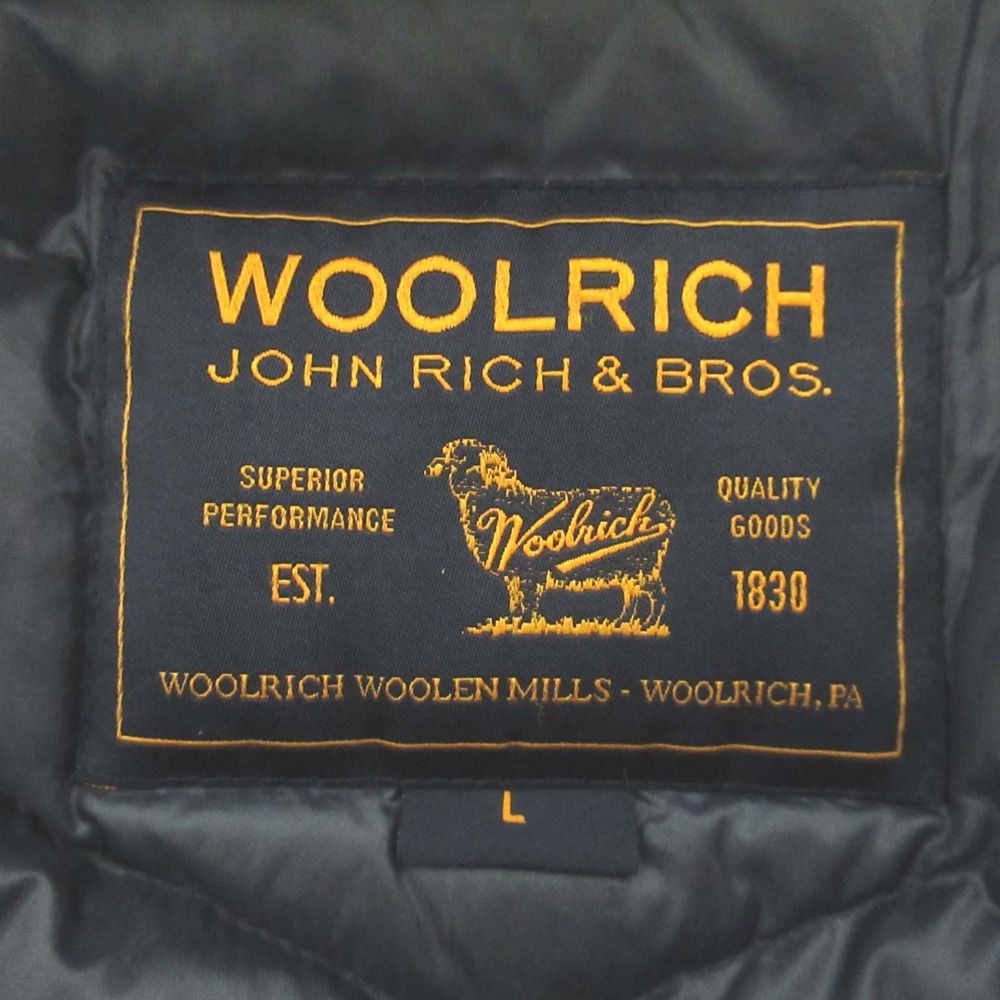 良品 WOOLRICH ウールリッチ BOW BRIDGE ZIP UP ラビットファー