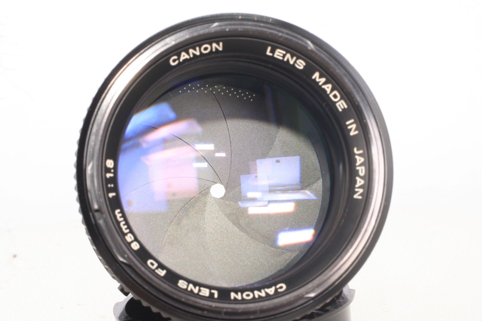 CANON NEW FD 85mm F/1.8 マニュアル レンズフードつき