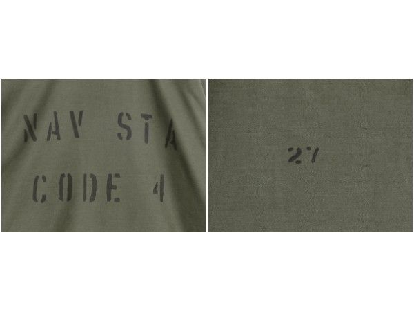 なクーポン配布中! 80s 米軍実物 USN ネイビー A-2 デッキ ジャケット メンズ L 85年製 ヴィンテージ NAVY ミリタリー 軍物 裏ボア ブルゾン ステンシル