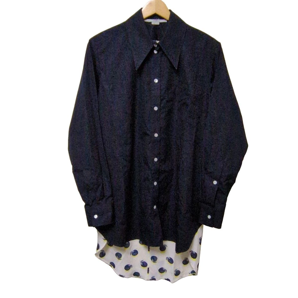 stellamccartney ステラマッカートニー チュニック サイズ36 M レディース - 黒×アイボリー×イエロー