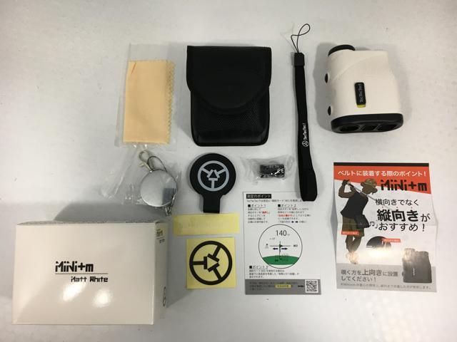 ホワイト】J9 mini ファインキャディ ゴルフ 距離計 レーザー距離計