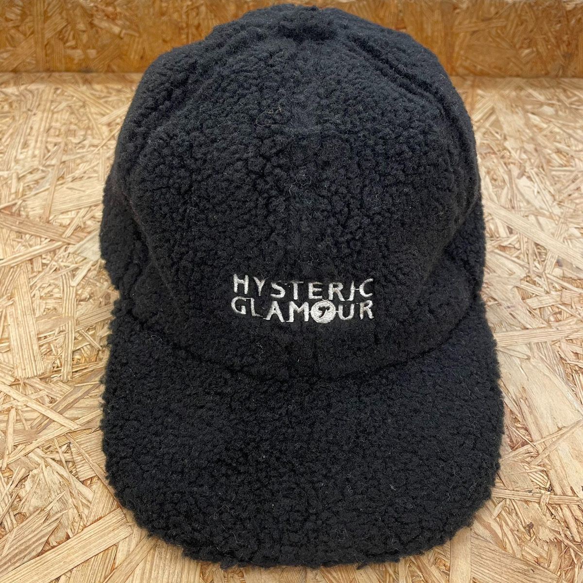 HYSTERIC GLAMOUR ヒステリックグラマー ボア キャップ 黒 ブラック