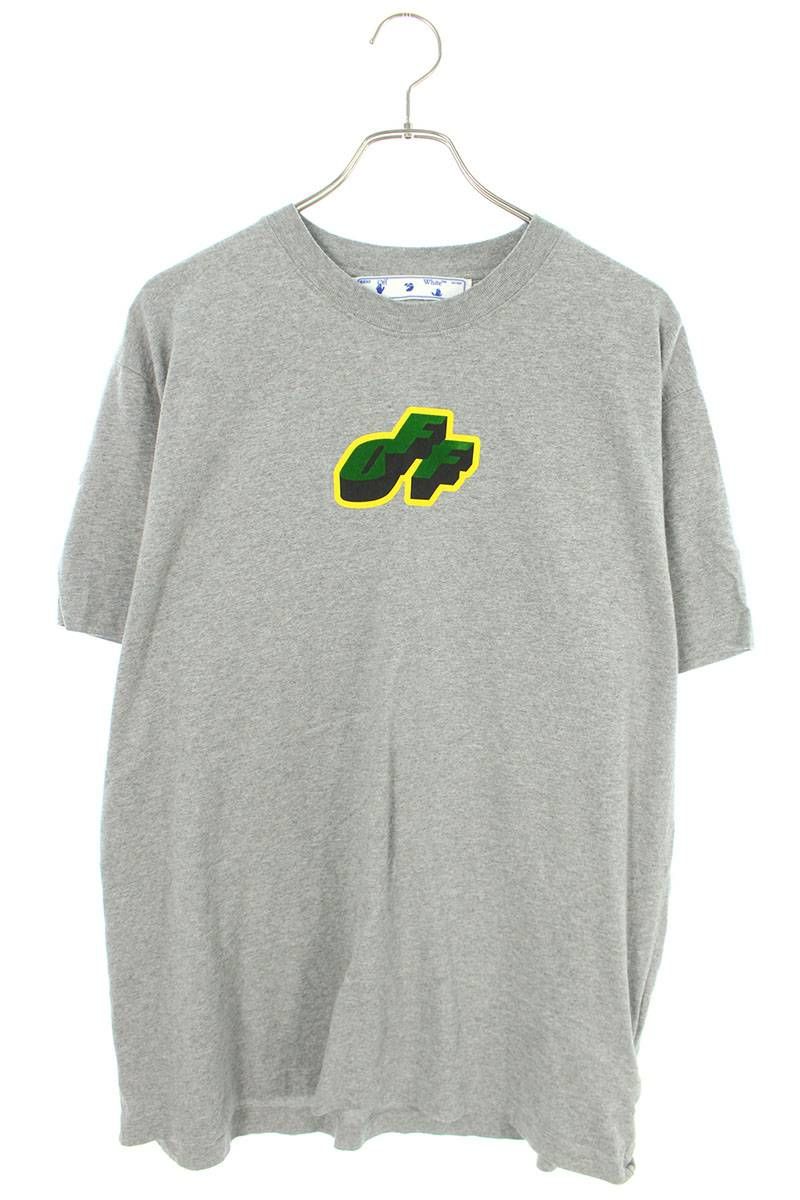 オフホワイト OMAA038S21JER011 バックプリントTシャツ メンズ XS www