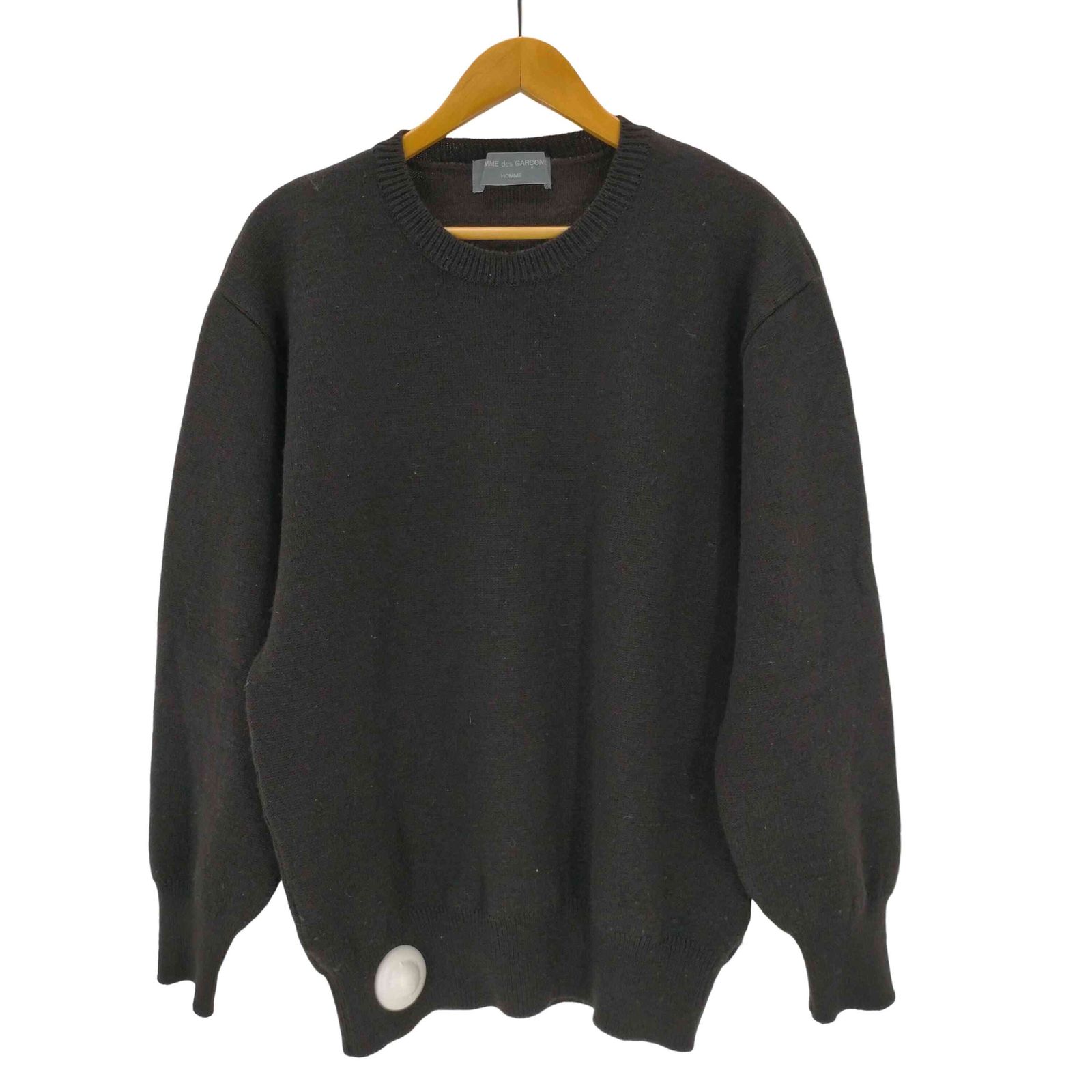 COMME des GARÇONS HOMME 長袖ニット 田中オム ブラック 【公式通販】