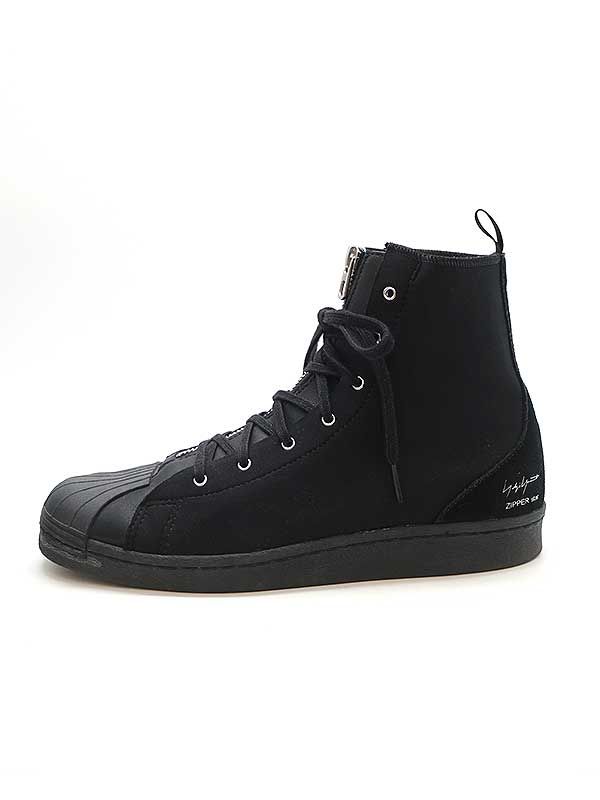 YOHJI YAMAMOTO adidas ヨウジヤマモト アディダス YY ZIPPER STAR MID スニーカー F34294 ブラック  26cm - メルカリ