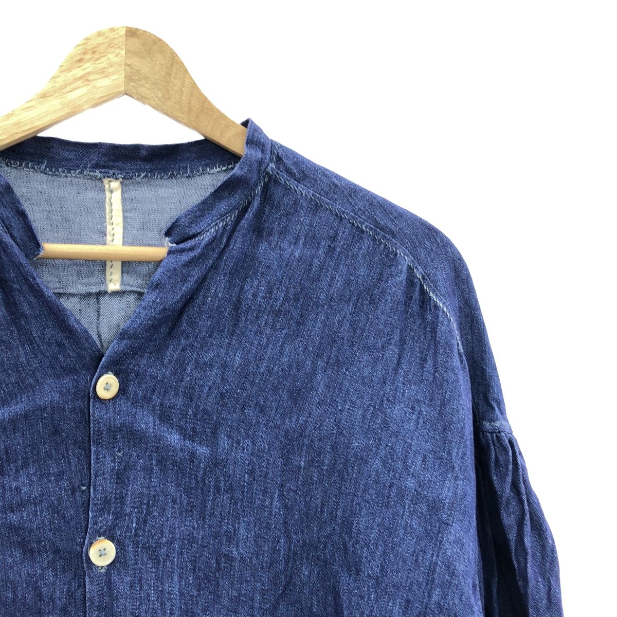 ISABELLA STEFANELLI / イザベラステファネリ | stand collar denim