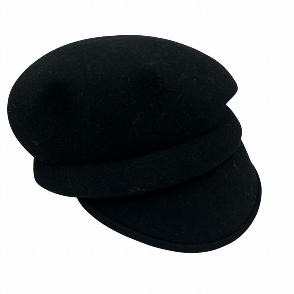 CA4LA カシラ アシンメトリー キャスケット 帽子 ハット 黒 ブラック ウール 羊毛 レディース 女性用 ブランドギャラリー東心斎橋店