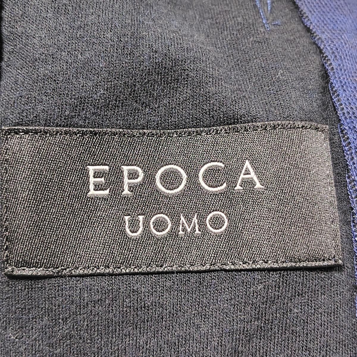 EPOCA UOMO(エポカ ウォモ) ジャケット サイズ48 XL メンズ - ダークネイビー×黒 長袖/春/秋 - メルカリ