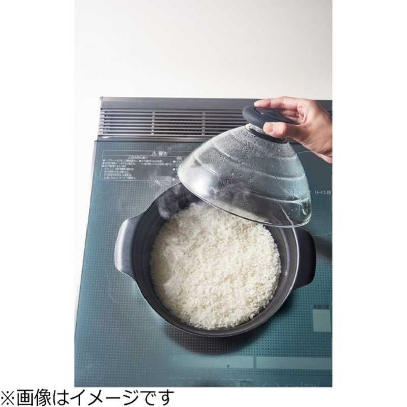 配送無料！ 送料無料 ♥ 未開梱 ハリオ フタがガラスのＩＨ対応ご飯釜 雪平 ＧＩＳ－２００ １合～３合用 GIS-200 1合~3合用 充実の品揃え！