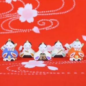 錦彩花かざり雛 雛人形