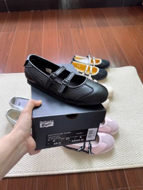 Onitsuka Tiger Mexico 66 TGRS Black オニツカタイガー ウィメンズ メキシコ ブラック