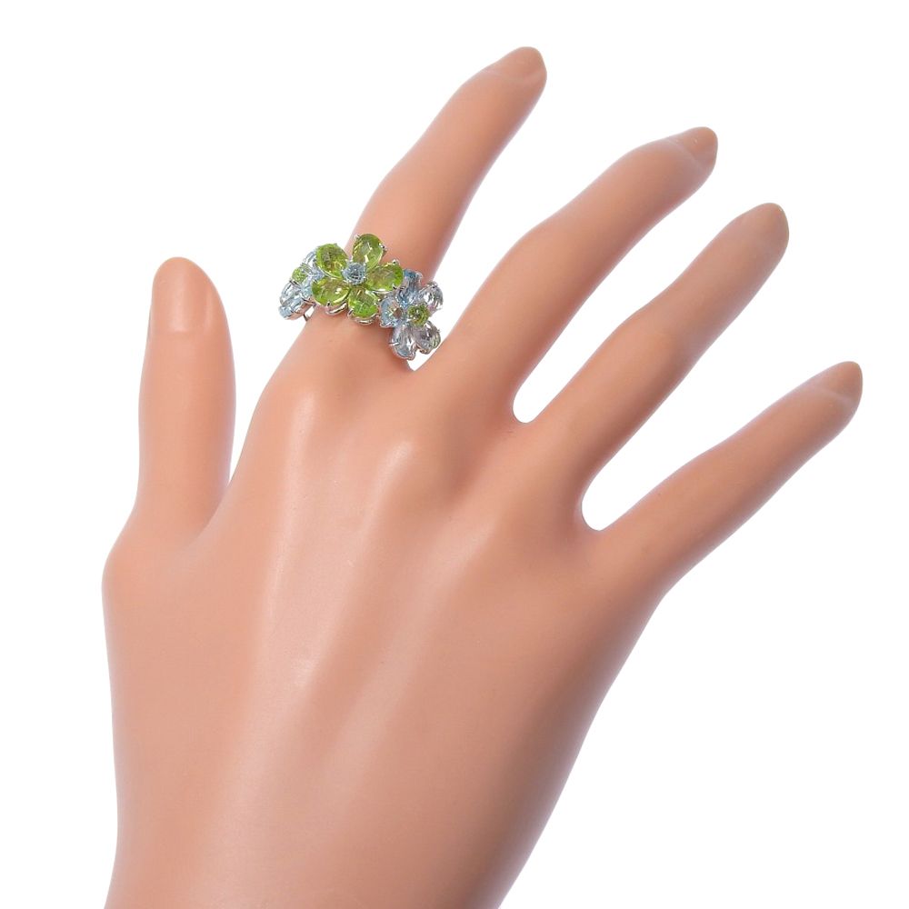 Ponte Vecchio】ポンテヴェキオ フラワー K18ホワイトゴールド  