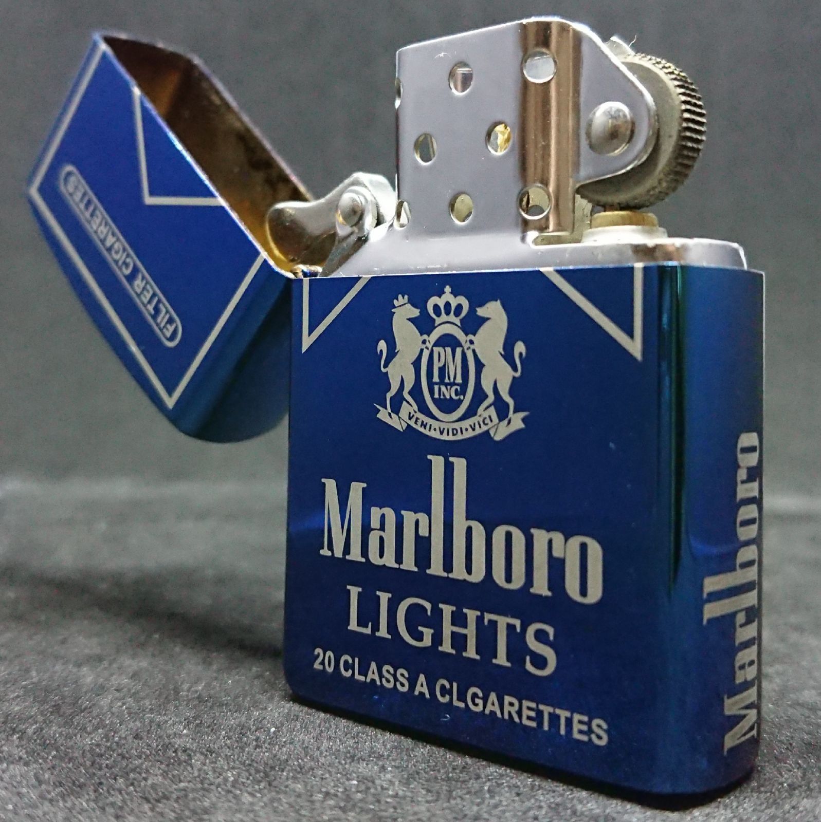 ZORRO マルボロ Marlboro ブルー Zippoサイズ - メルカリ