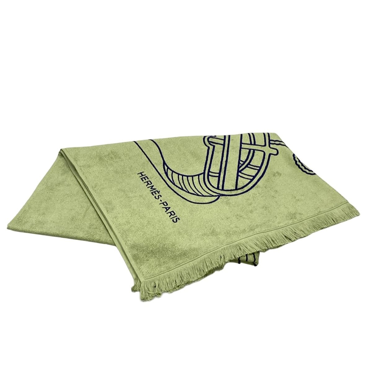 【非売品】 エルメス:ドレープドプラージュヤッティング タラッサビーチタオル HERMES(エルメス) 小物美品 ドレープドプラージュヤッティング