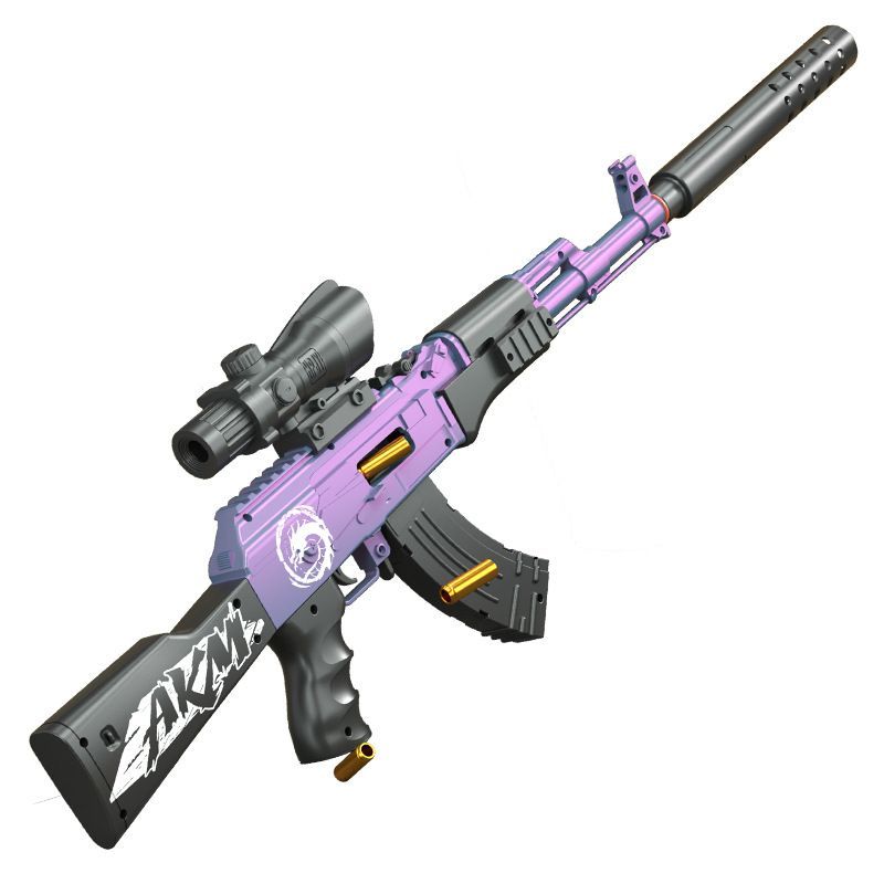 AKM 銃 アサルトライフル おもちゃの銃 AKM 排莢を再現 スポンジ
