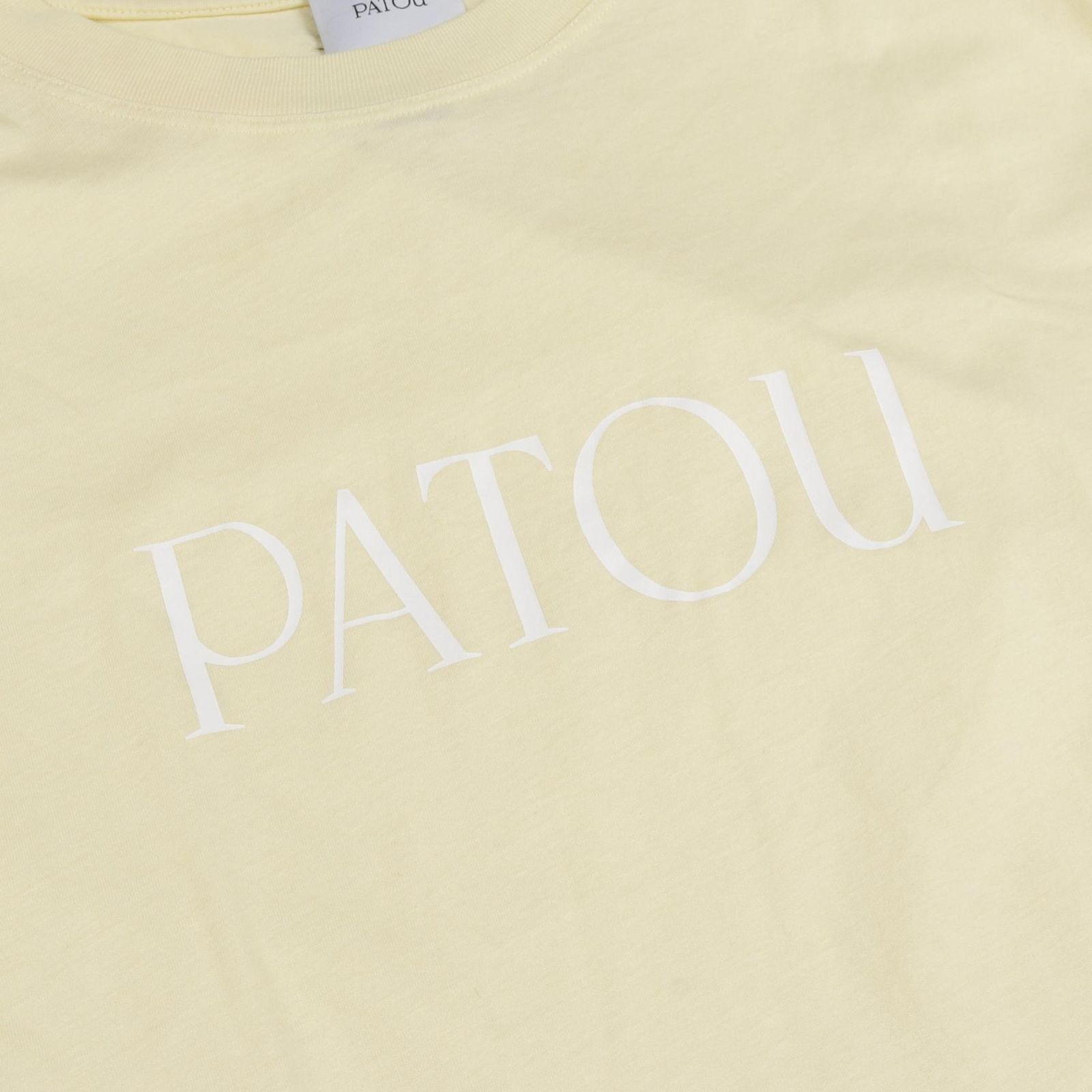 パトゥ PATOU ESSENTIAL PATOU T SHIRT Tシャツ コットン ライトイエロー JE0299999213M レディース 中古 パトゥ PATOU ESSENTIAL PATOU T SHIRT Tシャツ コットン ライト