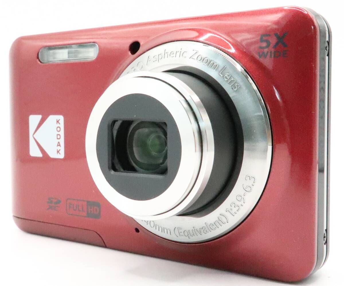 ☆極上品☆ コダック KODAK PIXPRO FZ55 レッド 元箱付 #504