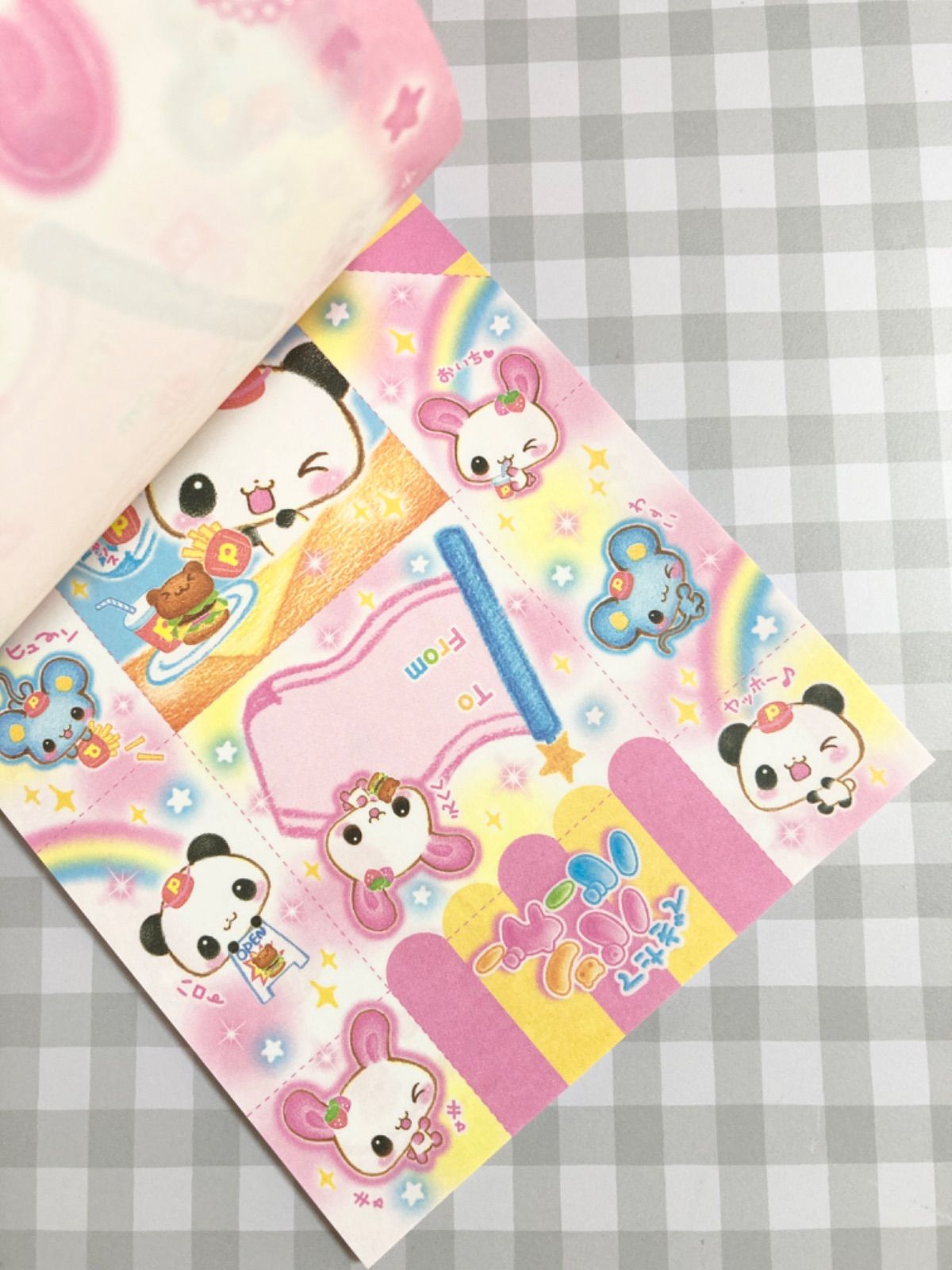 激レア　希少　ぷわぷわパンちゃん　メモ　メモ帳　カミオジャパン　パンダ　ウサギ Amazon.co.jp: ぷわぷわパンちゃん メモ メモ帳 カミオジャパン