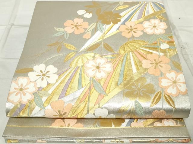 模写/中川和堂/月に桜図/絹表装/布袋屋掛軸HG-246 模写/中川和堂/月に桜図/絹表装/布袋屋掛軸HG-246 模写/
