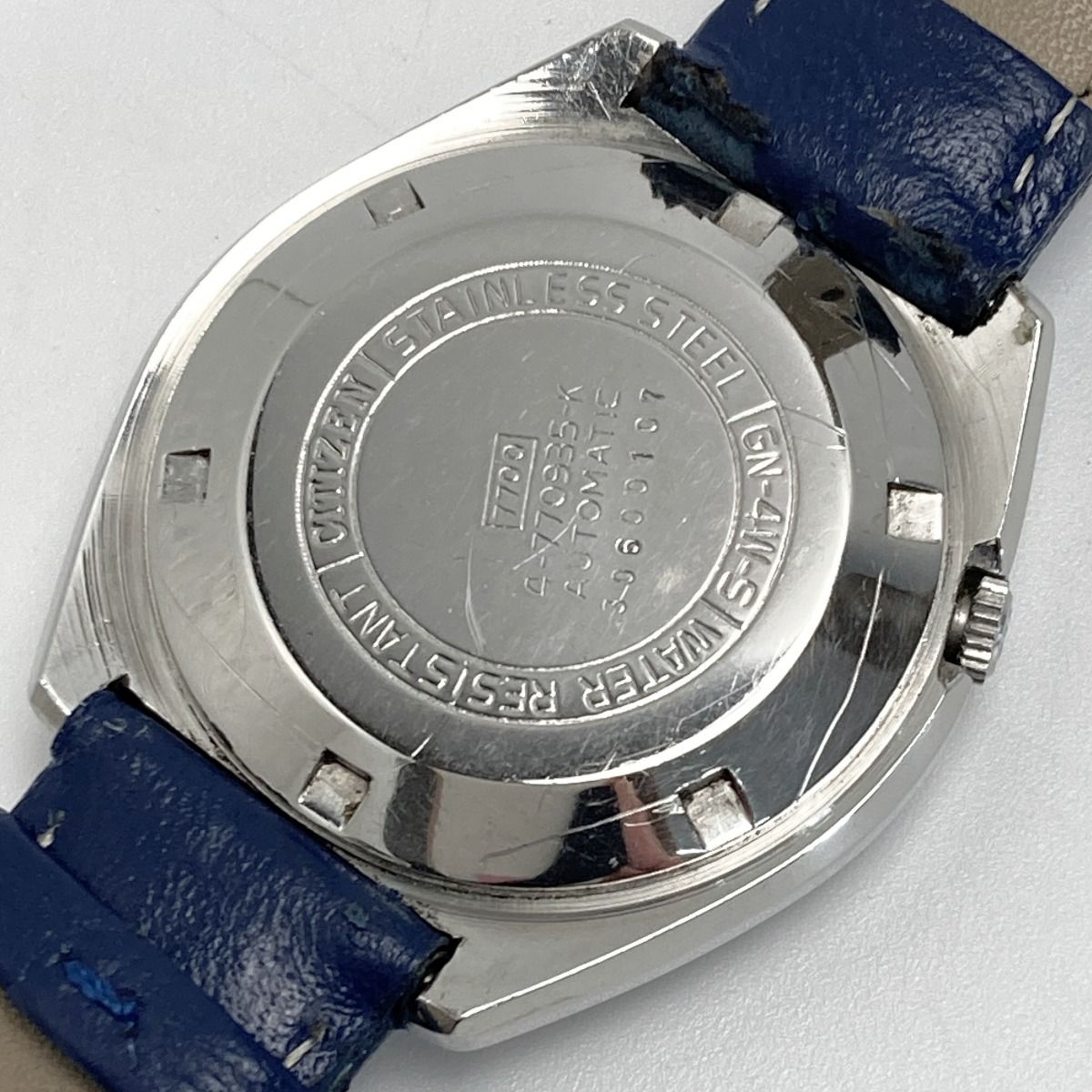 シチズン　レオパード　自動巻き　腕時計　デイデイト　シルバー CITIZEN シチズン レオパール デイデイト 26石 4-770935-K